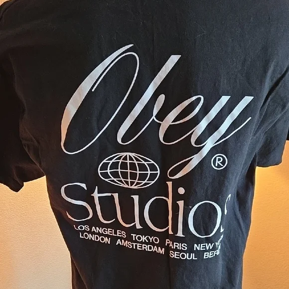 Obey Black Short Sleeve Tee - Picture 3 of 4